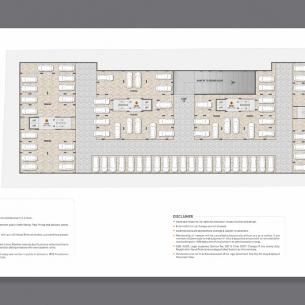 Basement Floor Plan Sahajanand Shyam